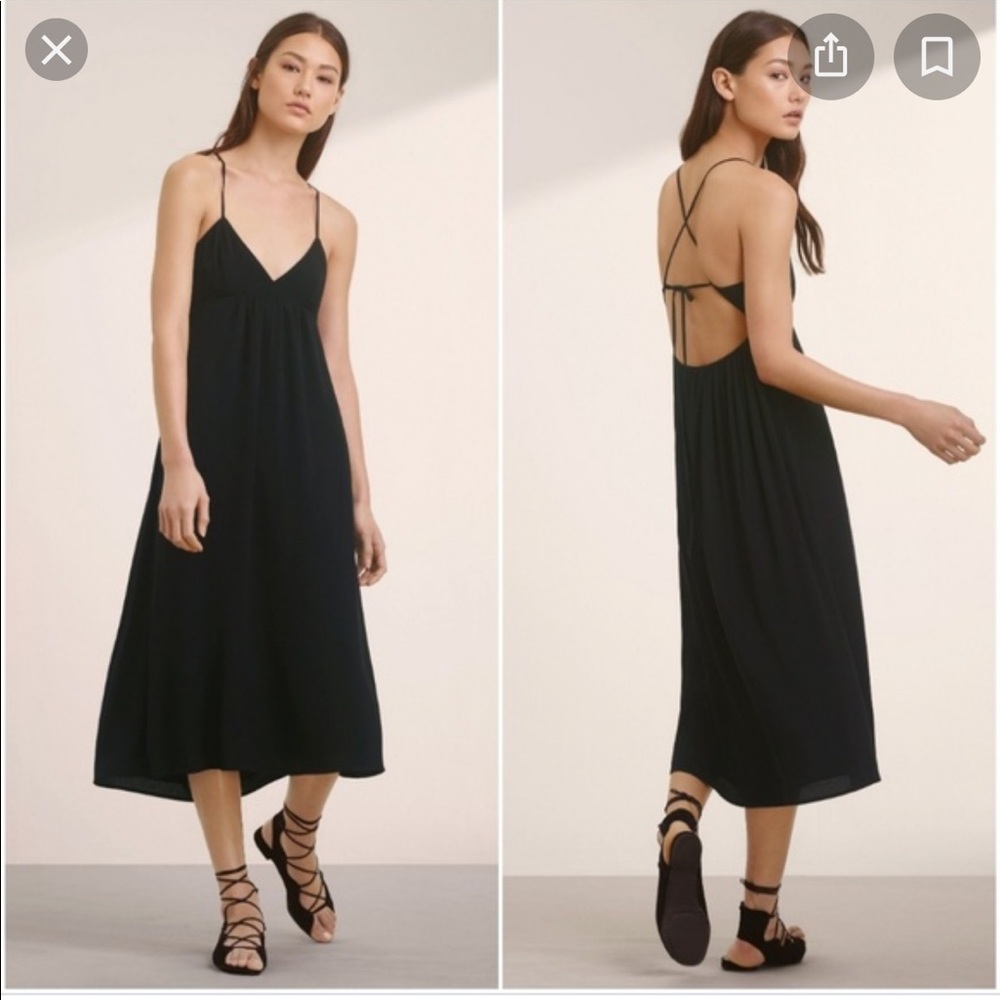 Aritzia cosimo dress size 2 euc adjustable